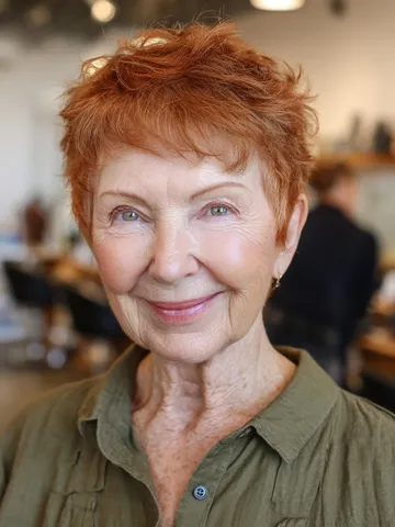 25 most flattering red pixie cuts that prove 70 is still att