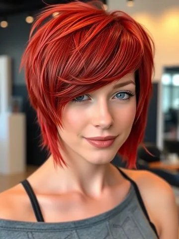 20 messy pixie hairstyles for a carefree look fiery red pixi