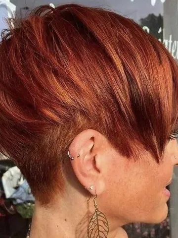 pixie cuts on instagram beautiful red pixie from