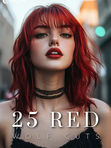 58 red wolf cut ideas in 2025 red wolf red bangs crown hairs
