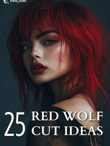 59 red wolf cut ideas in 2025 red wolf red hair red bangs