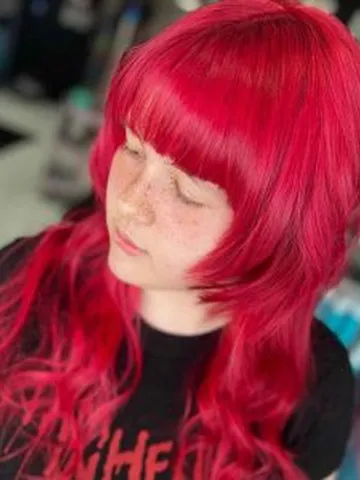 25 fiery red wolf cut ideas hairaide