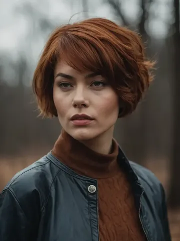 25 fiery red wolf cut ideas for women