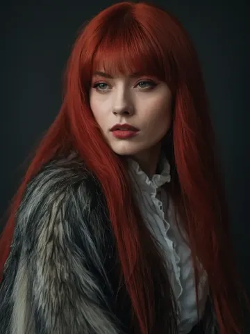25 fiery red wolf cut ideas for women