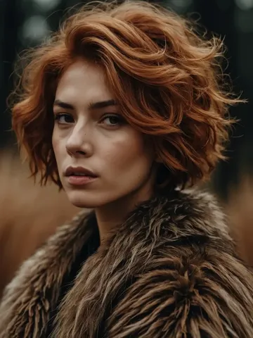 25 fiery red wolf cut ideas for women