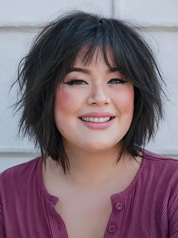 20 slimming hairstyles for women with full faces for plus si