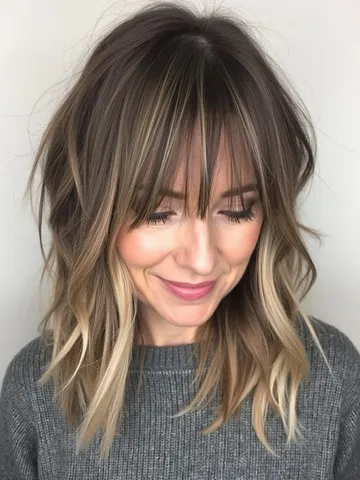 27 layered shag haircuts with fringe for every face shape