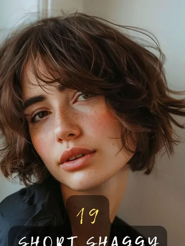 19 short shaggy bob ideas to transform your style di 2024 ra