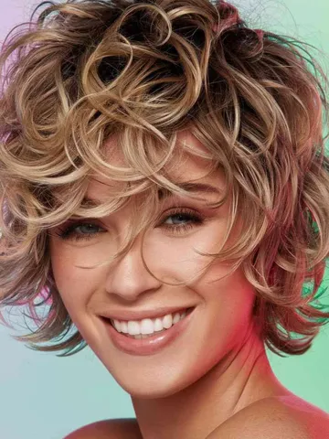 curly short shaggy hairstyles effortlessly cool