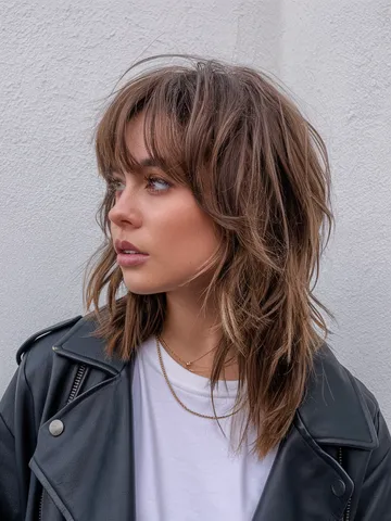 22 ideas for medium shaggy hairstyles 2025 choppy layers cur