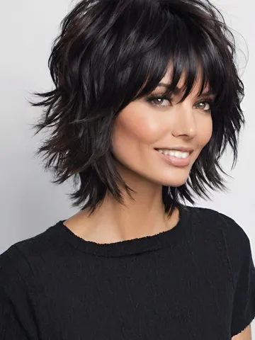 messy shag haircuts your guide to undone texture light bangs