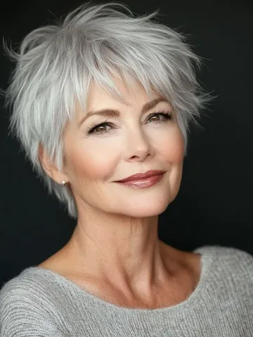 17 modern pixie shag haircuts for stylish older women hair s