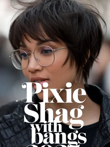 pixie shag with bangs the ultimate short layered cut for a m