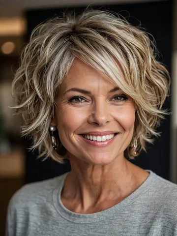34 chic shag haircuts to elevate style for women over 50 lay