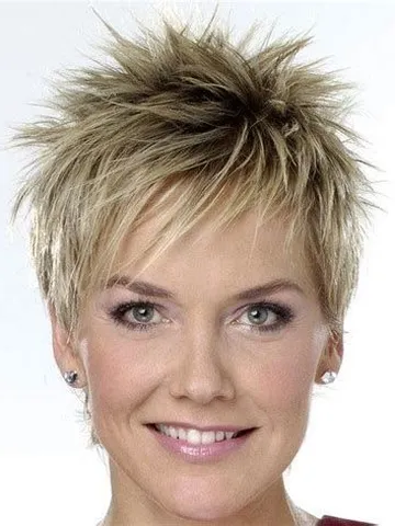 14 brilliant messy short spiky hairstyles for women