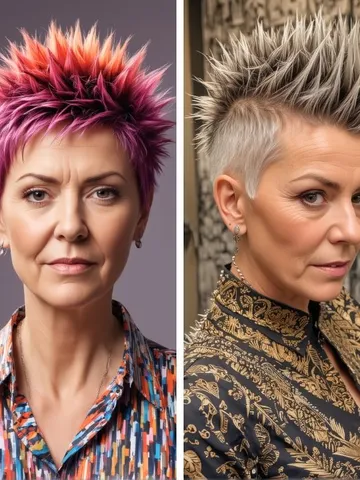 18 short spiky haircuts are trending in 2025 scan to talk