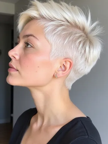 spiky pixie cut