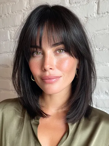 27 Effortless Long Bangs That Will Reflect Your Style - Kappers Magazine