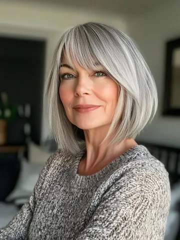 12 Bangs Ideas That Instantly Lift Women Over 55 (and 8 That Do the ...