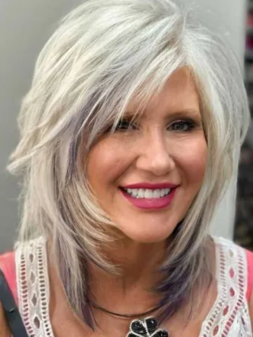 Timeless Elegance: 29 Stunning Bangs for Older Women - ReenaSidhu