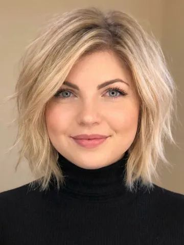textured bob haircut