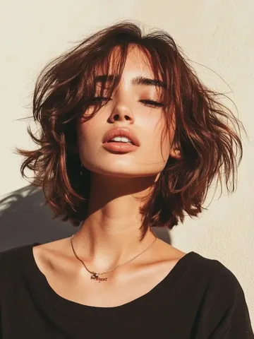 effortless waves the perfect textured bob for everyday glam