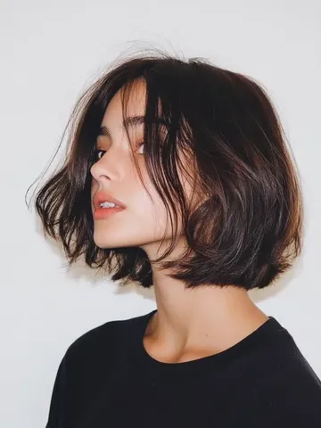 effortless chic the modern textured bob haircut in 2025 damp