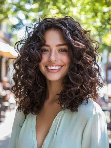 17 layered curly haircuts that bring out the best in natural