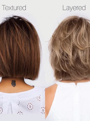 what s the difference between textured and layered hair at r