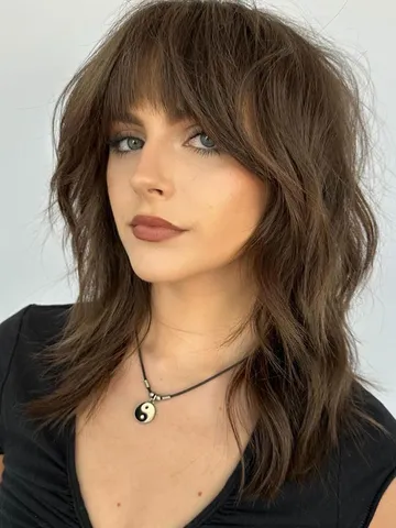 25 low maintenance mid length haircuts choppy layers with fr