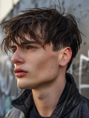 32 creative mid length messy hairstyles for men including dr