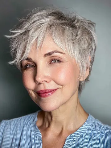 27 low maintenance wispy pixie cuts perfect for women over 6