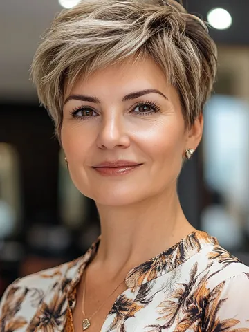 50 trendy pixie haircuts for women over 50 ash blonde textur