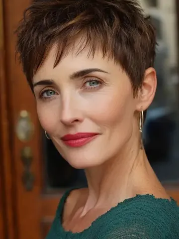 25 cute messy pixie cuts for women over 40 that bring volume