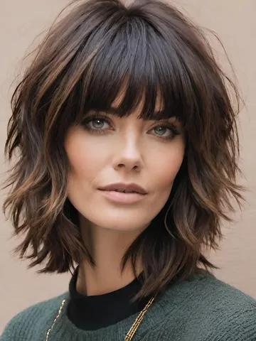 textured shag haircuts your guide to chic effortless layers