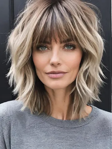 textured shag haircuts your guide to chic effortless layers