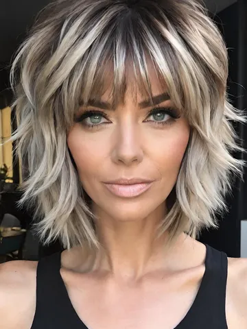 textured shag haircuts your guide to chic effortless layers