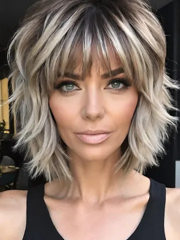 textured shag haircuts your guide to chic effortless layers