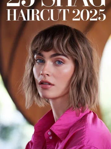 top shag haircut trends 2025 long short and medium styles fo