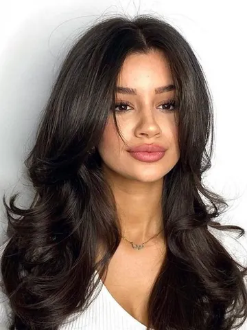 50 different styles of layered haircuts voluminous rich brun
