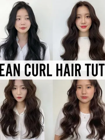 korean curl hair tutorial basic curling iron technique to un