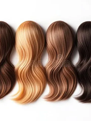 wavy hair examples showing a palette of different natural co