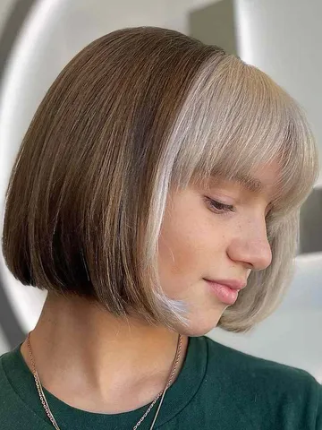 Short Bob With Long Bangs
