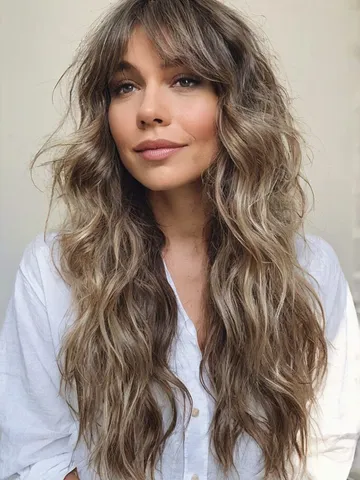 21 Wispy Curtain Bangs With Long Hair: A Guide for Long Hair Styles ...