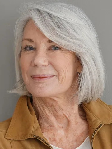 50 glamorous bang hairstyles for older women that will beat your age ...