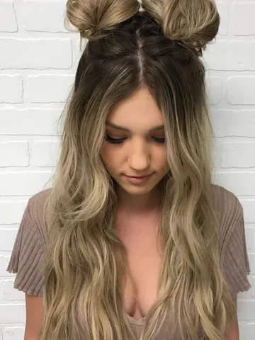 20 photos that prove double bun hairstyles can be sophistica