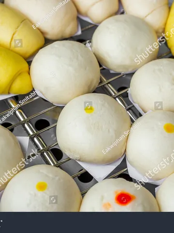 hot steamed white buns pot red stock photo 751649989 shutter