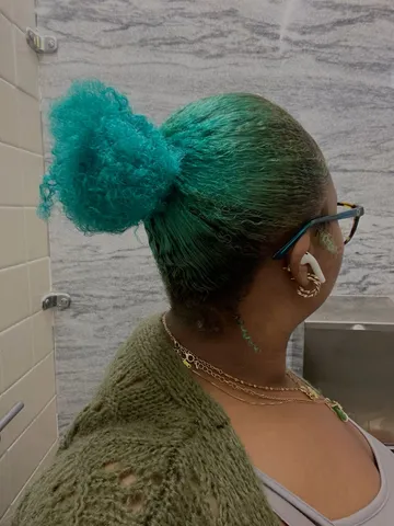 my buns are getting better hair styles dyed natural hair dye