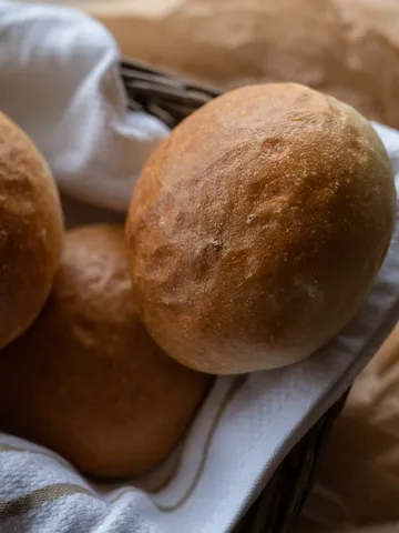 rustic white bun bon ton bakery