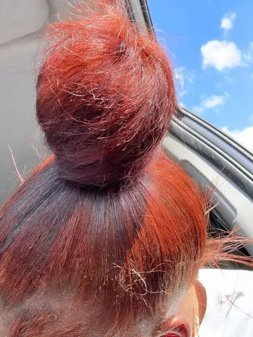 pretty bandzz dyed hair dyed natural hair natural hair bun s
